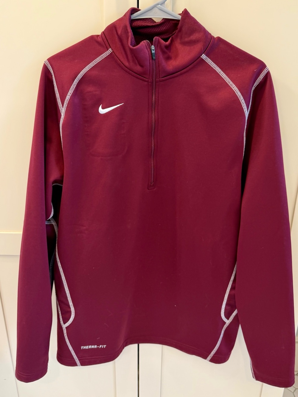 Nike Men’s Maroon 1/4 Zip Pullover